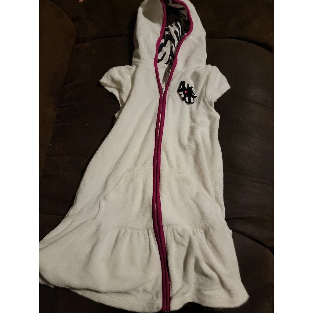 Gymboree wild for zebra swim suit cover up size s 5 6